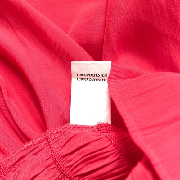 Ramy Brook Janey One Shoulder Top Bright Red Size Medium NEW NWT - Picture 7 of 9